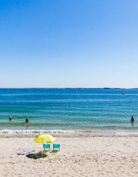 Saint Colomban beach in Carnac