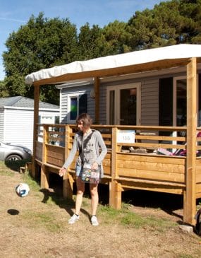 Mobilhome d'un camping à Carnac