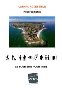 Hébergements accessibles à Carnac couverture guide OT Carnac