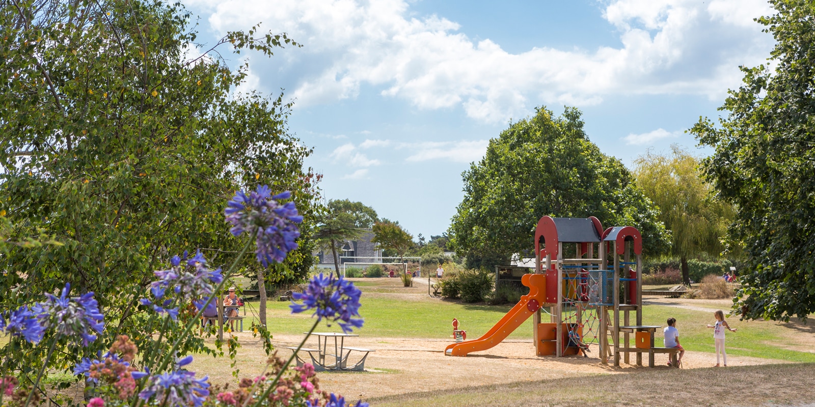 Le parc Césarine, aire de jeux pour enfants à Carnac